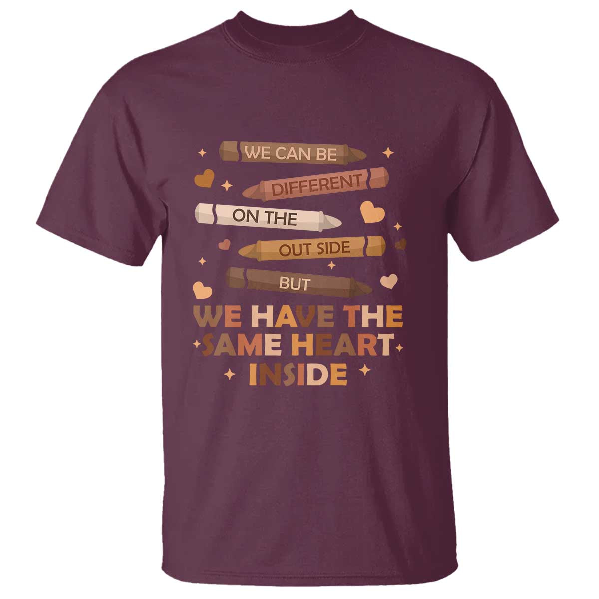 Black Pride Teaching T Shirt For Teacher We Have The Same Heart Inside BHM African American
