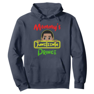 Mommy's Juneteenth Prince Hoodie Black Boy