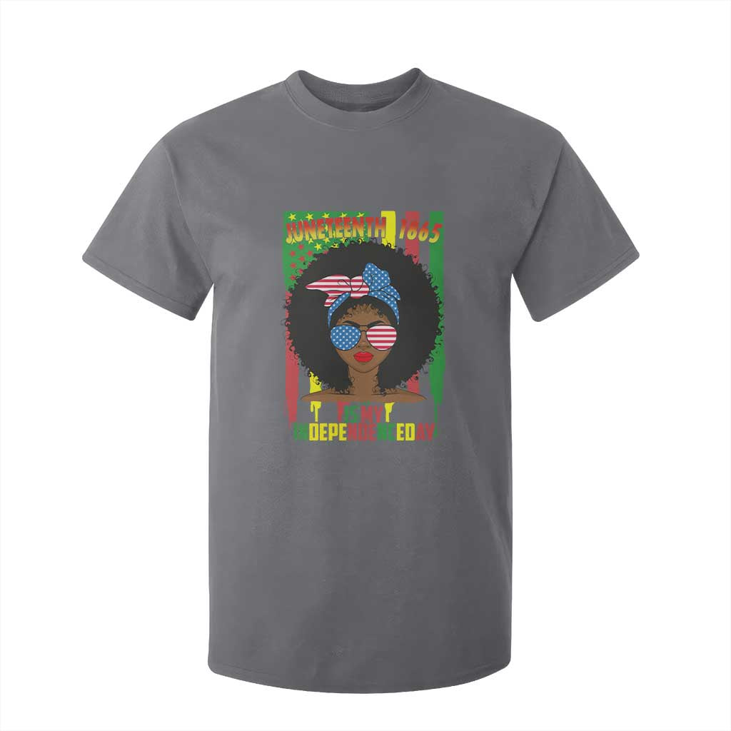 Juneteenth Is My Independence Day T Shirt For Kid For Black Women Not 4th Of July