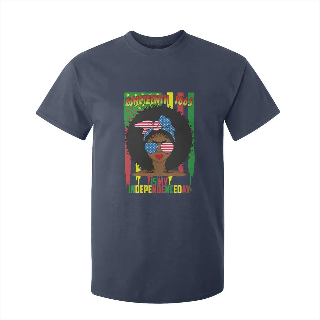Juneteenth Is My Independence Day T Shirt For Kid For Black Women Not 4th Of July