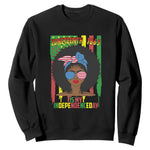 Juneteenth Is My Independence Day Sweatshirt For Black Women Not 4th Of July