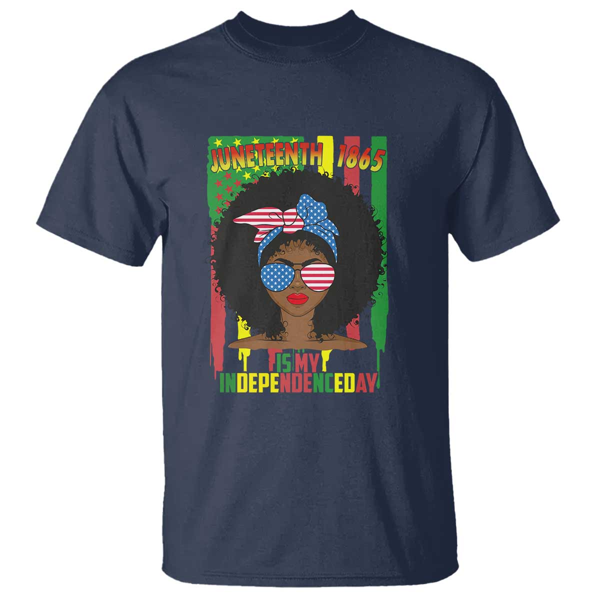 Juneteenth Is My Independence Day T Shirt For Black Women Not 4th Of July