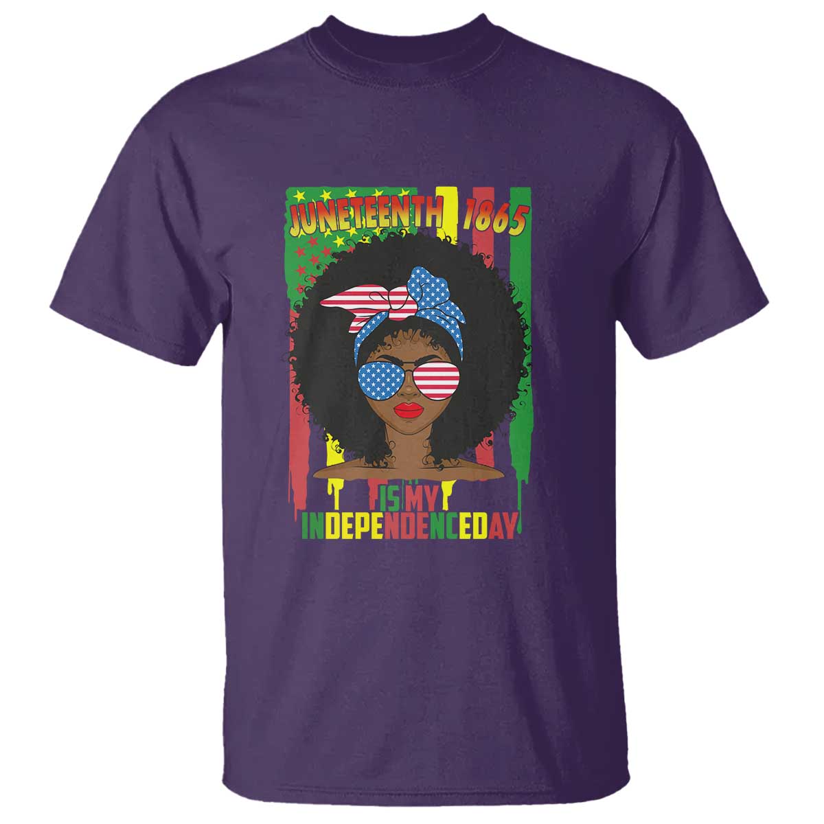Juneteenth Is My Independence Day T Shirt For Black Women Not 4th Of July