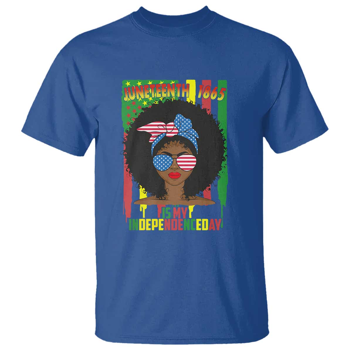 Juneteenth Is My Independence Day T Shirt For Black Women Not 4th Of July