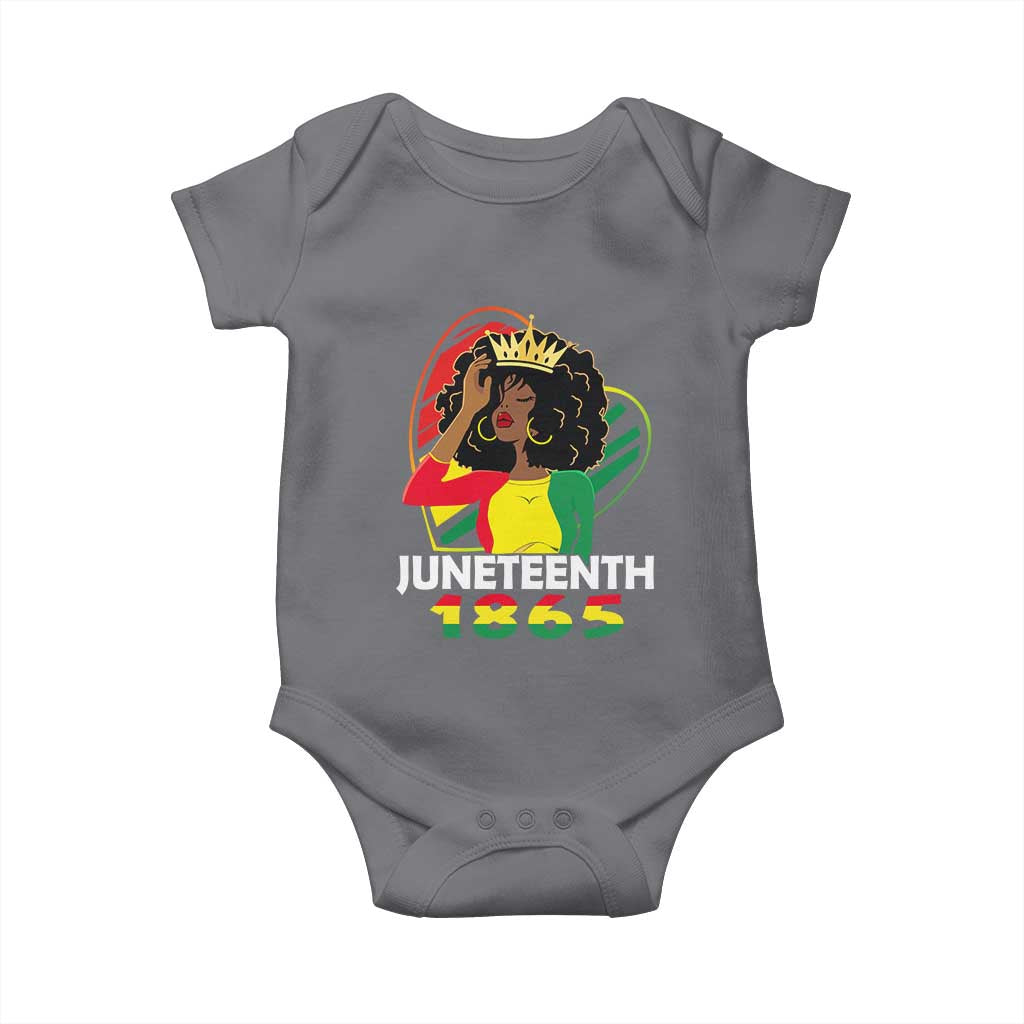 Queen Afro Baby Onesie Juneteenth 1865