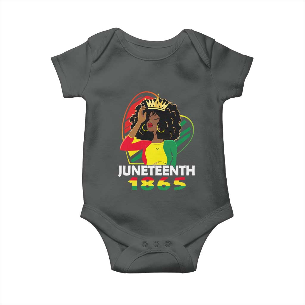 Queen Afro Baby Onesie Juneteenth 1865
