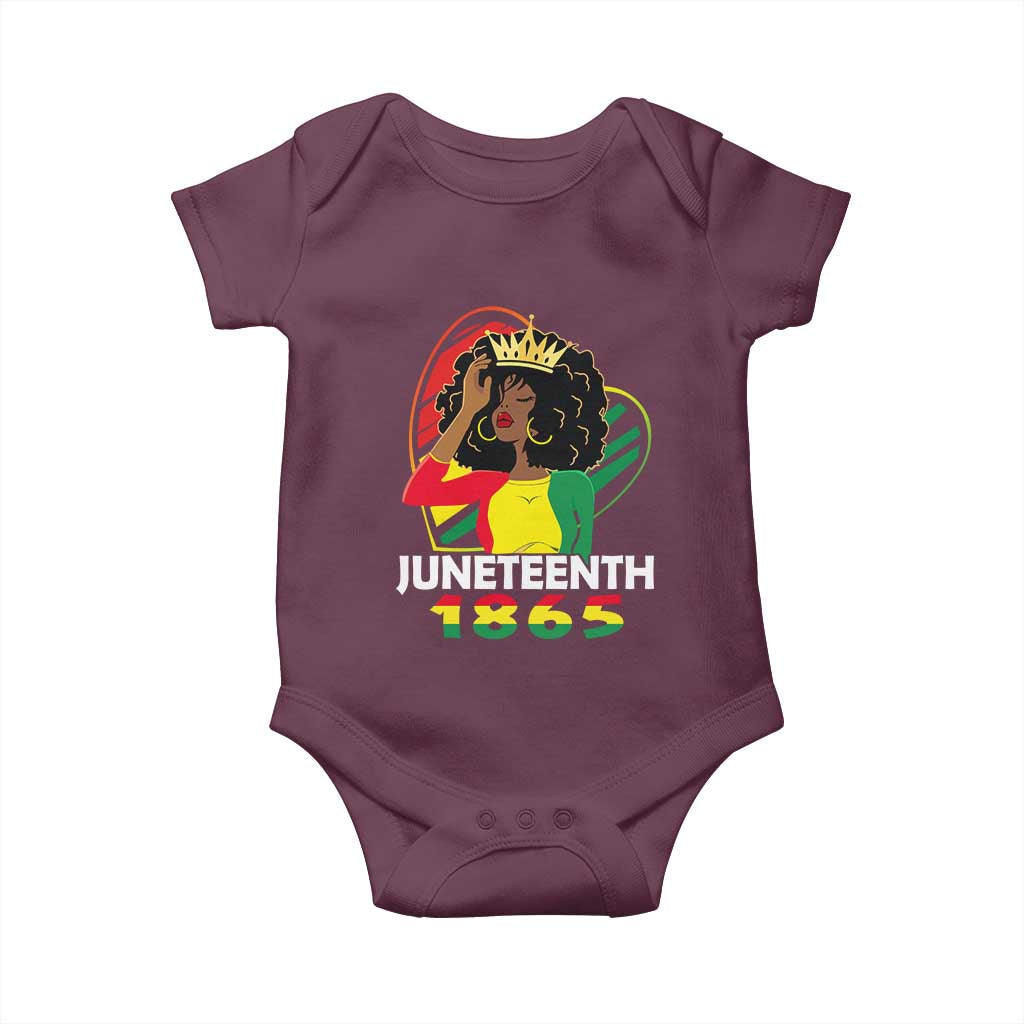Queen Afro Baby Onesie Juneteenth 1865