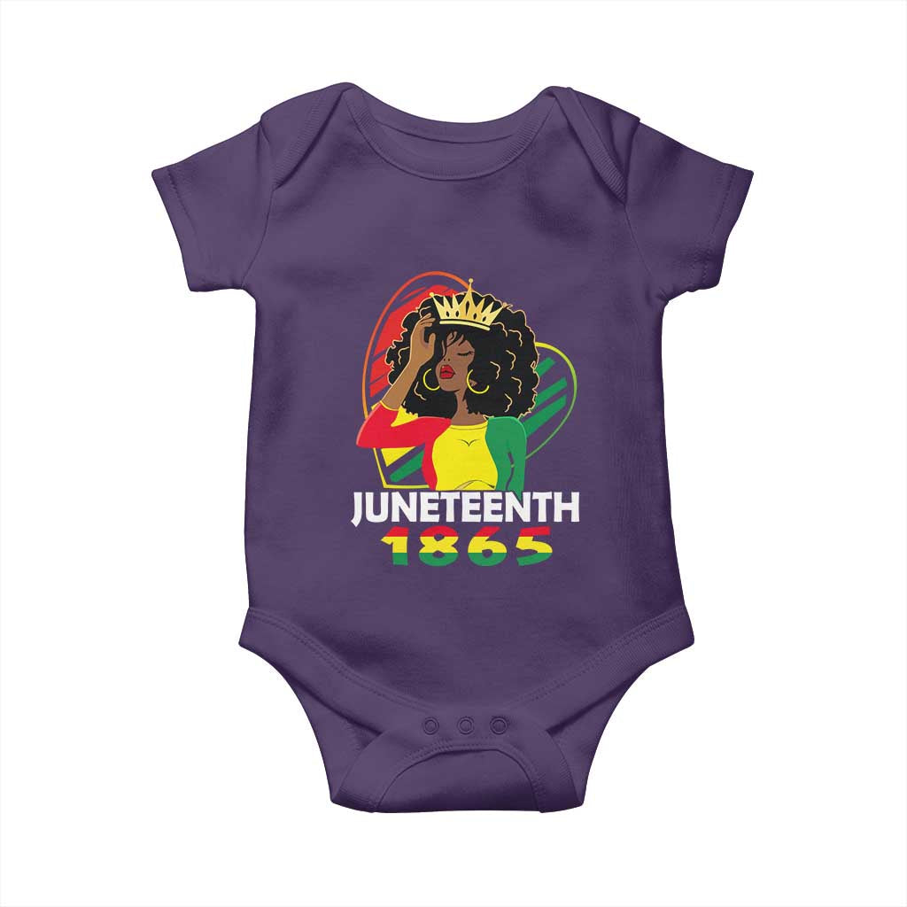 Queen Afro Baby Onesie Juneteenth 1865