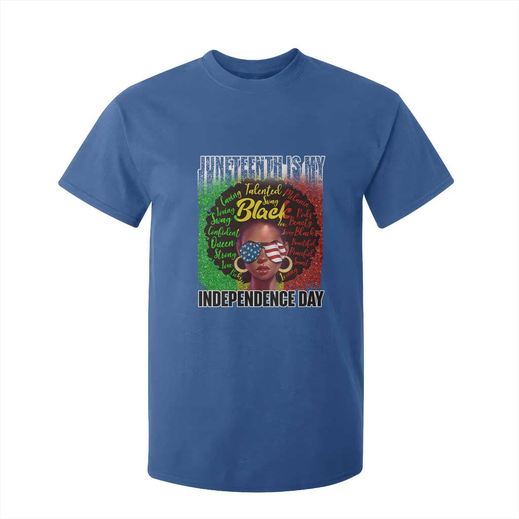 Juneteenth Is My Independence Day T Shirt For Kid For Black Queen Not July 4th
