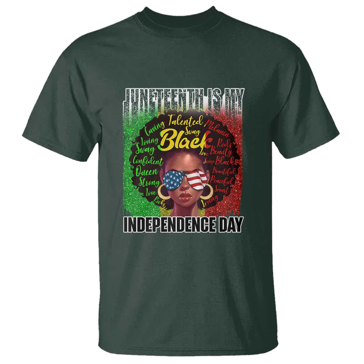 Juneteenth Is My Independence Day T Shirt For Black Queen Not July 4th