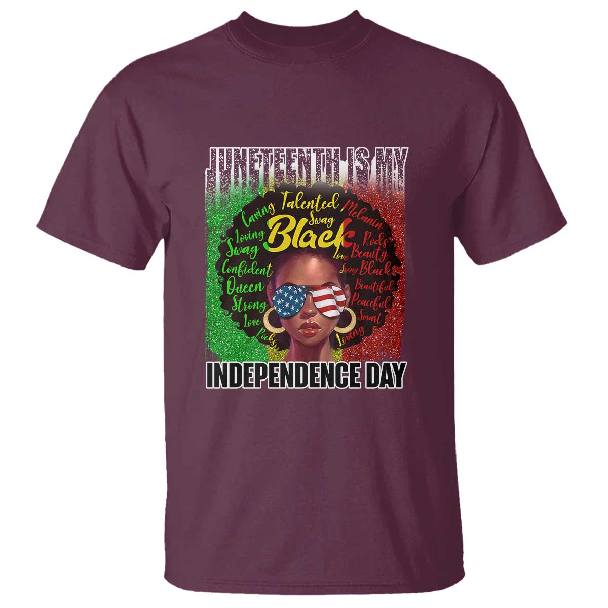 Juneteenth Is My Independence Day T Shirt For Black Queen Not July 4th