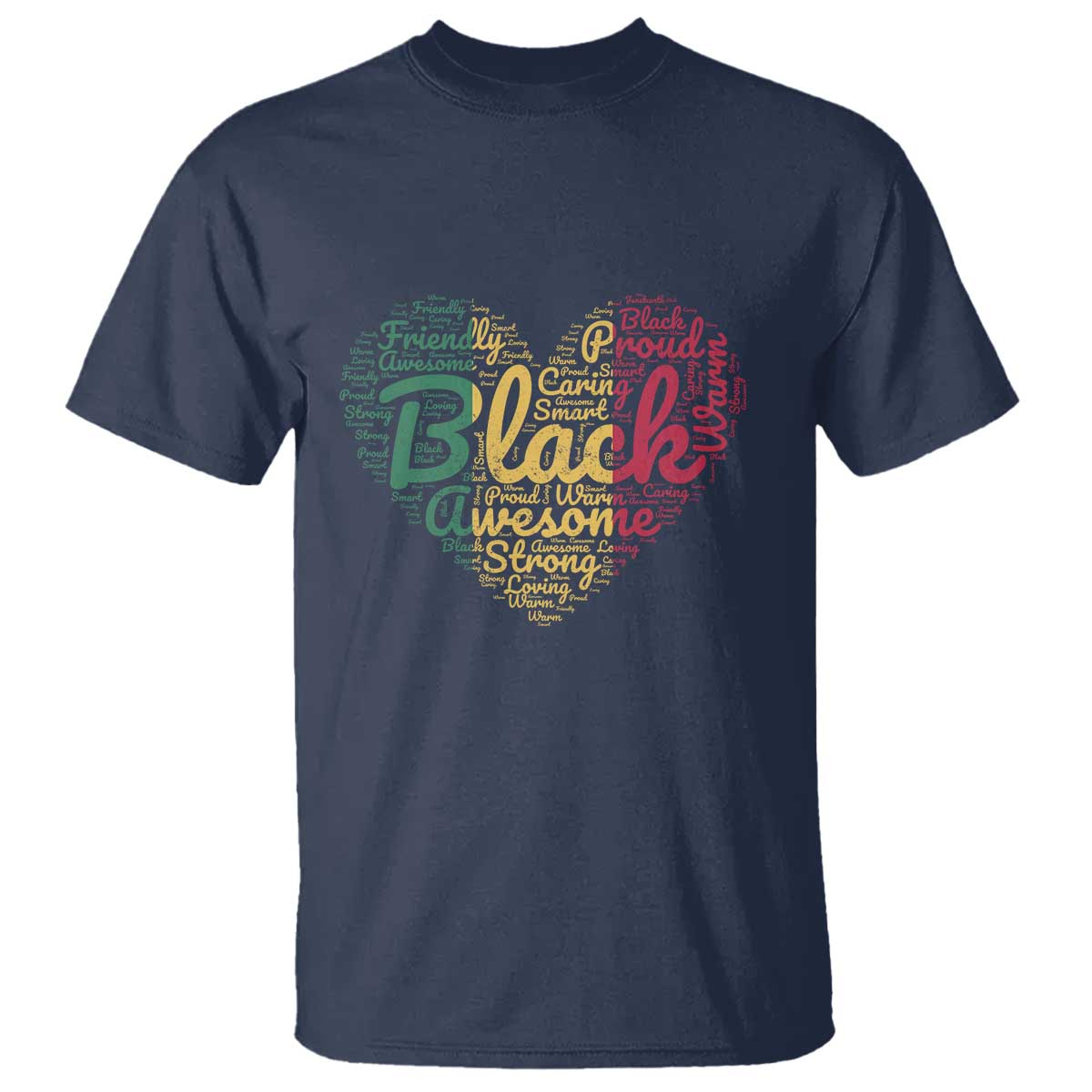 Black Awesome Strong Inspirational T Shirt African American Pride Juneteenth BHM
