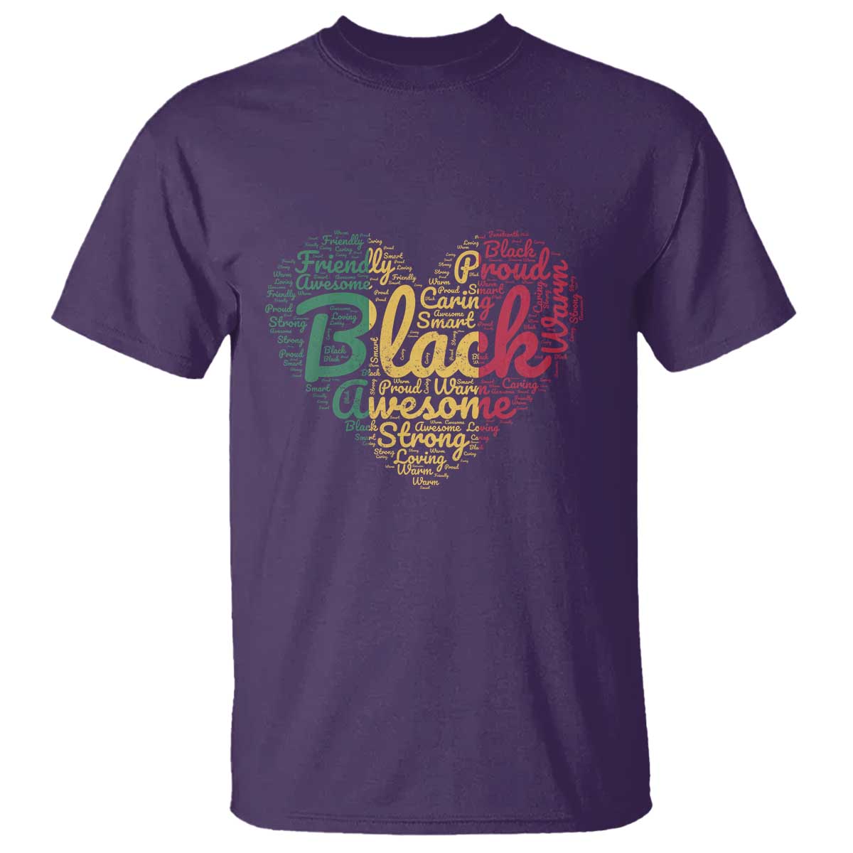 Black Awesome Strong Inspirational T Shirt African American Pride Juneteenth BHM