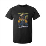 Melanin Cowgirls Linedance T Shirt For Kid Where Them Fans At Boots On Da Ground