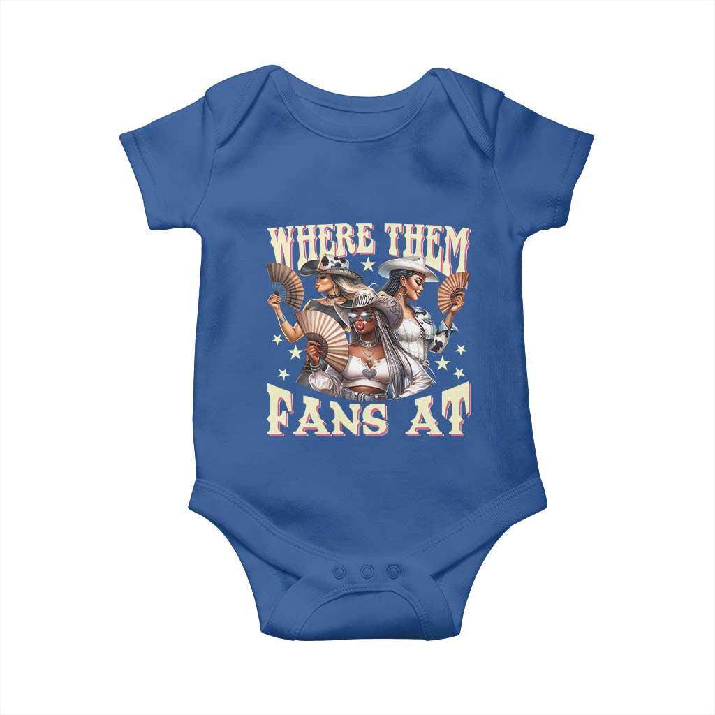 Melanin Cowgirls Baby Onesie Where Them Fans At Country Life Women Girls