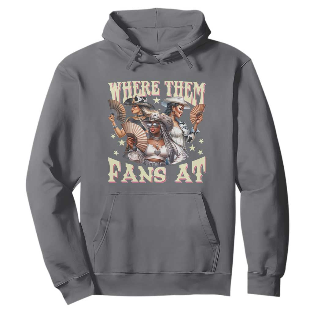 Melanin Cowgirls Hoodie Where Them Fans At Country Life Women Girls