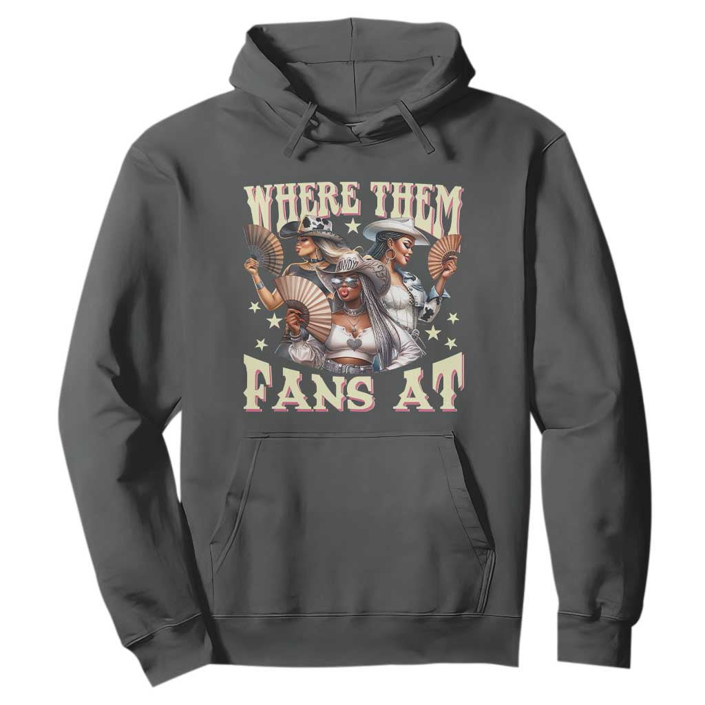 Melanin Cowgirls Hoodie Where Them Fans At Country Life Women Girls