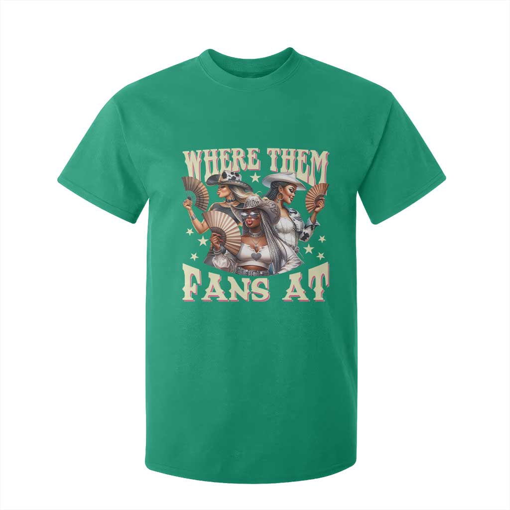 Melanin Cowgirls T Shirt For Kid Where Them Fans At Country Life Women Girls