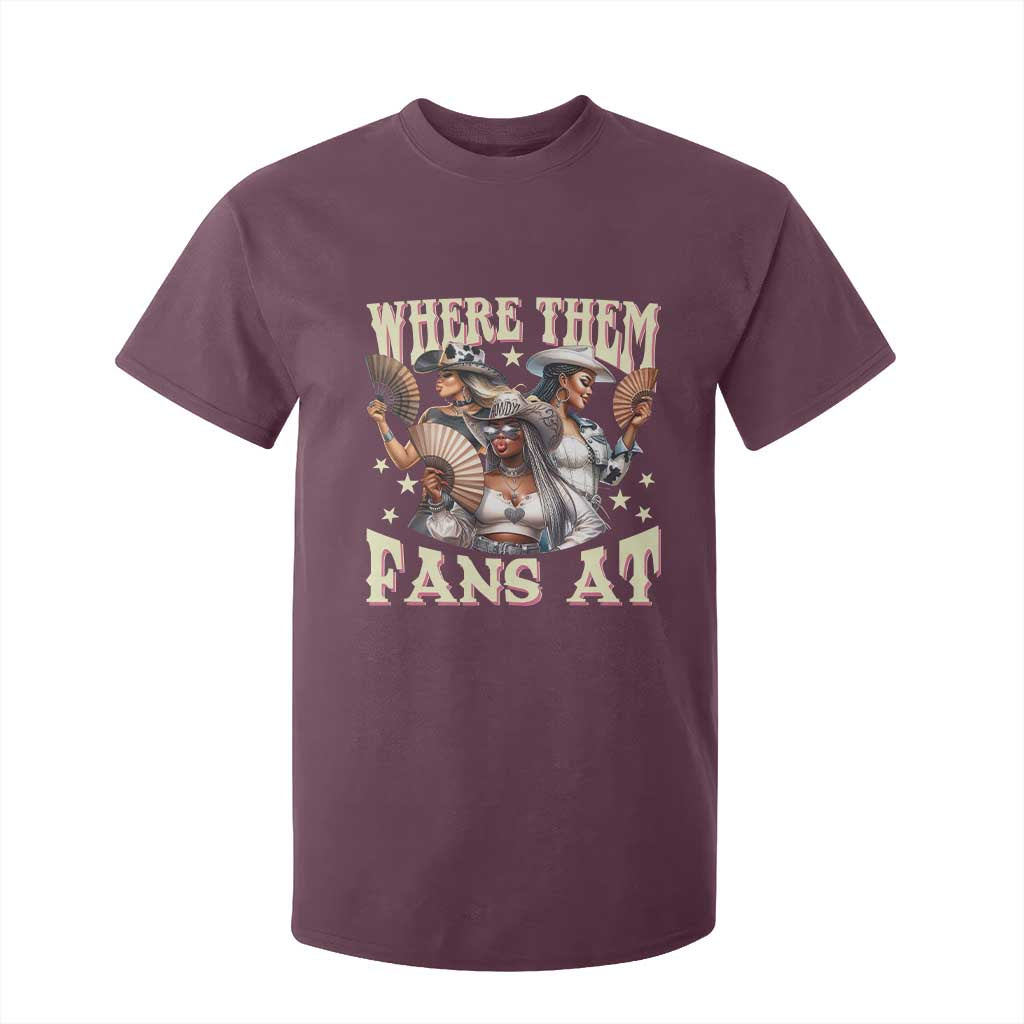 Melanin Cowgirls T Shirt For Kid Where Them Fans At Country Life Women Girls