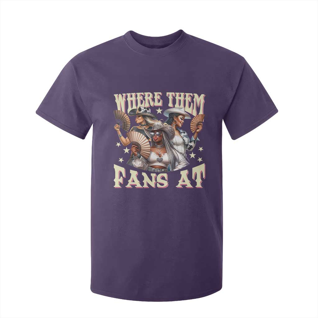 Melanin Cowgirls T Shirt For Kid Where Them Fans At Country Life Women Girls
