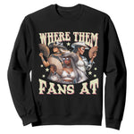 Melanin Cowgirls Sweatshirt Where Them Fans At Country Life Women Girls