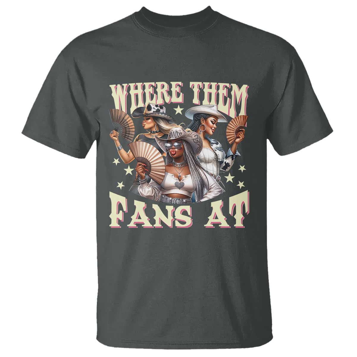 Melanin Cowgirls T Shirt Where Them Fans At Country Life Women Girls