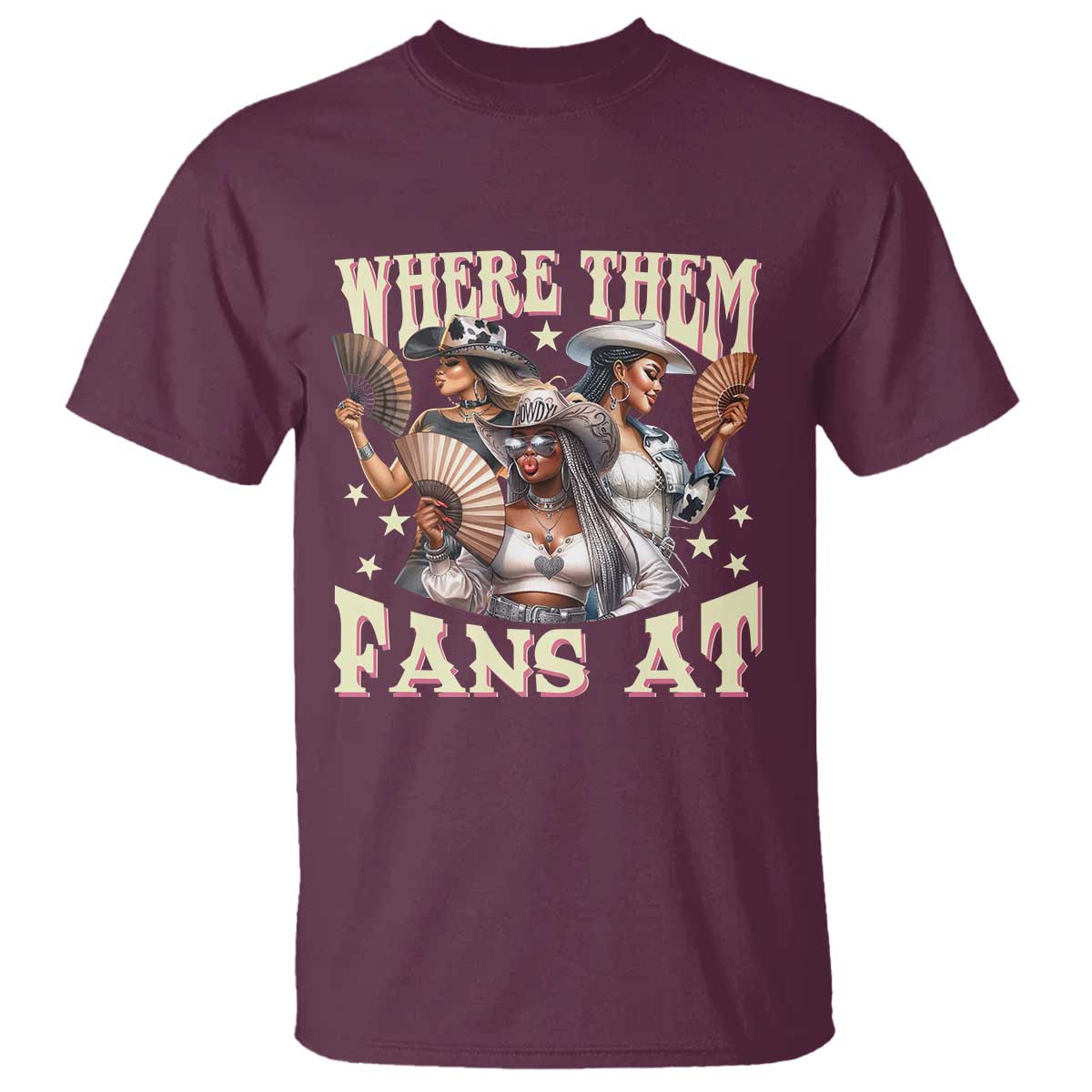 Melanin Cowgirls T Shirt Where Them Fans At Country Life Women Girls