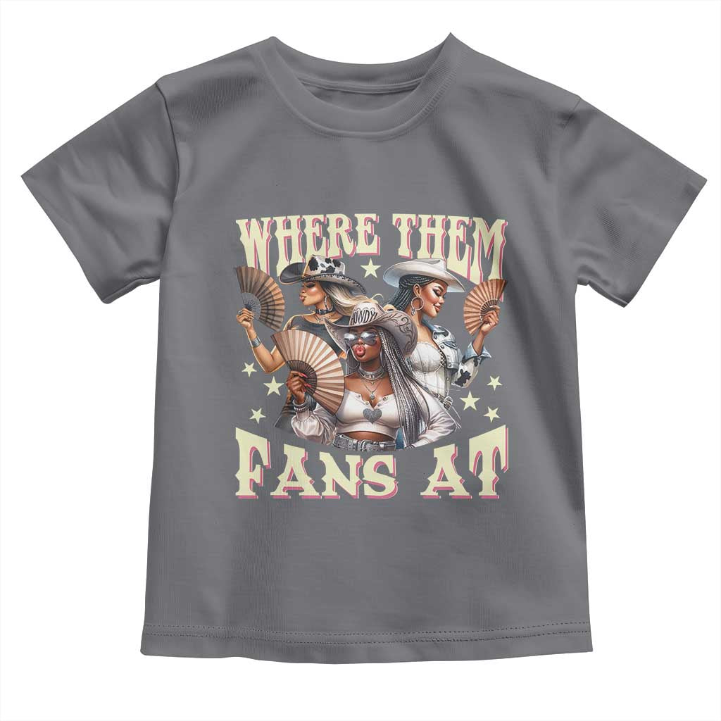 Melanin Cowgirls Toddler T Shirt Where Them Fans At Country Life Women Girls