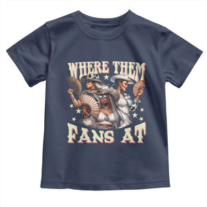 Melanin Cowgirls Toddler T Shirt Where Them Fans At Country Life Women Girls