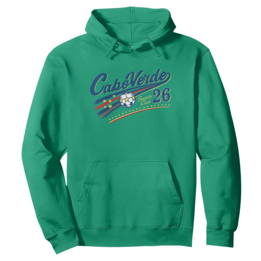 Cabo Verde Soccer Club 26 National Pride Hoodie Cape Verde Football Fans Retro Sporty Est. 2026