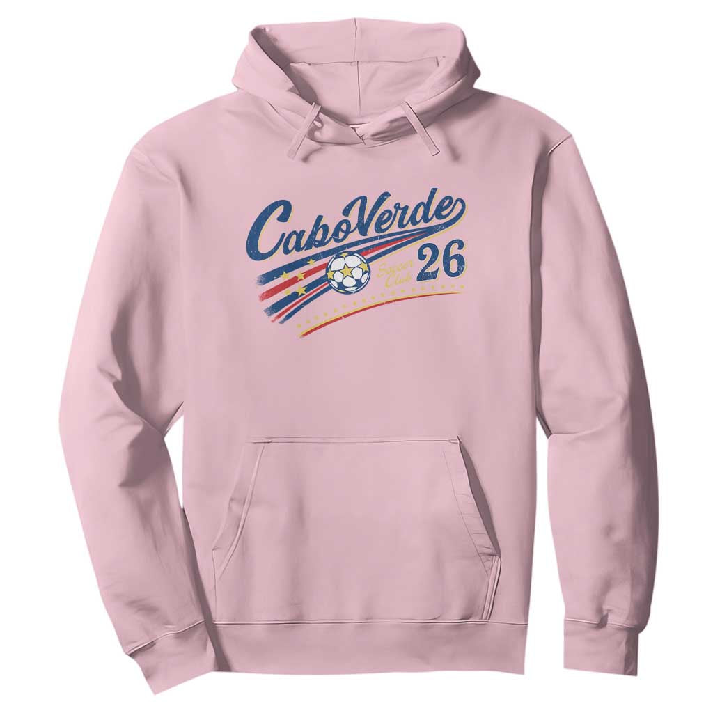 Cabo Verde Soccer Club 26 National Pride Hoodie Cape Verde Football Fans Retro Sporty Est. 2026