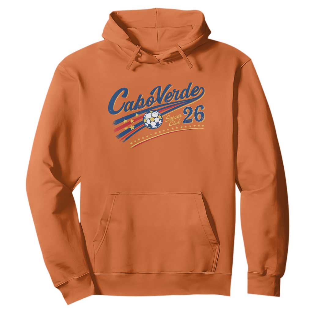 Cabo Verde Soccer Club 26 National Pride Hoodie Cape Verde Football Fans Retro Sporty Est. 2026