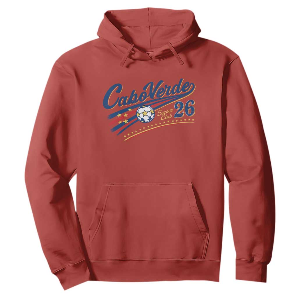 Cabo Verde Soccer Club 26 National Pride Hoodie Cape Verde Football Fans Retro Sporty Est. 2026