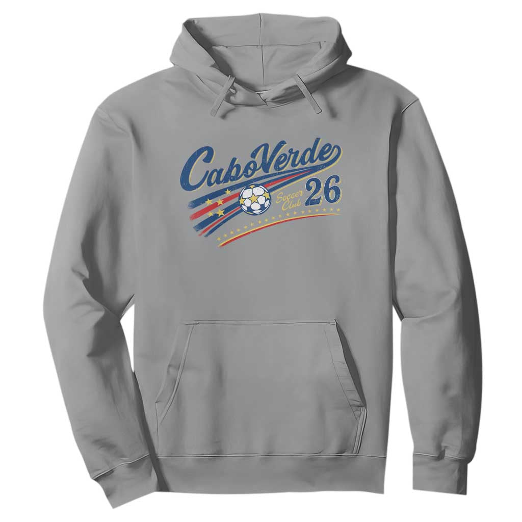Cabo Verde Soccer Club 26 National Pride Hoodie Cape Verde Football Fans Retro Sporty Est. 2026