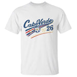 Cabo Verde Soccer Club 26 National Pride T Shirt Cape Verde Football Fans Retro Sporty Est. 2026