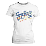 Cabo Verde Soccer Club 26 National Pride T Shirt For Women Cape Verde Football Fans Retro Sporty Est. 2026