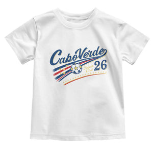 Cabo Verde Soccer Club 26 National Pride Toddler T Shirt Cape Verde Football Fans Retro Sporty Est. 2026