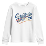 Cabo Verde Soccer Club 26 National Pride Youth Sweatshirt Cape Verde Football Fans Retro Sporty Est. 2026