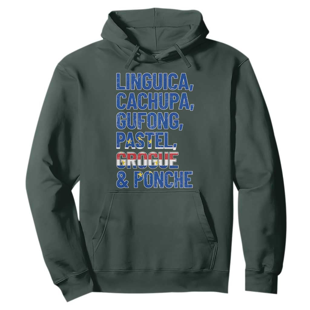 Cape Verde Traditional Food & Drinks List Hoodie Cabo Verdean Cachupa Grogue Heritage Gift