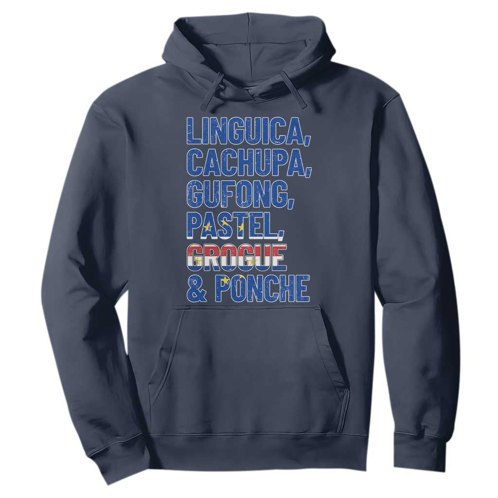Cape Verde Traditional Food & Drinks List Hoodie Cabo Verdean Cachupa Grogue Heritage Gift