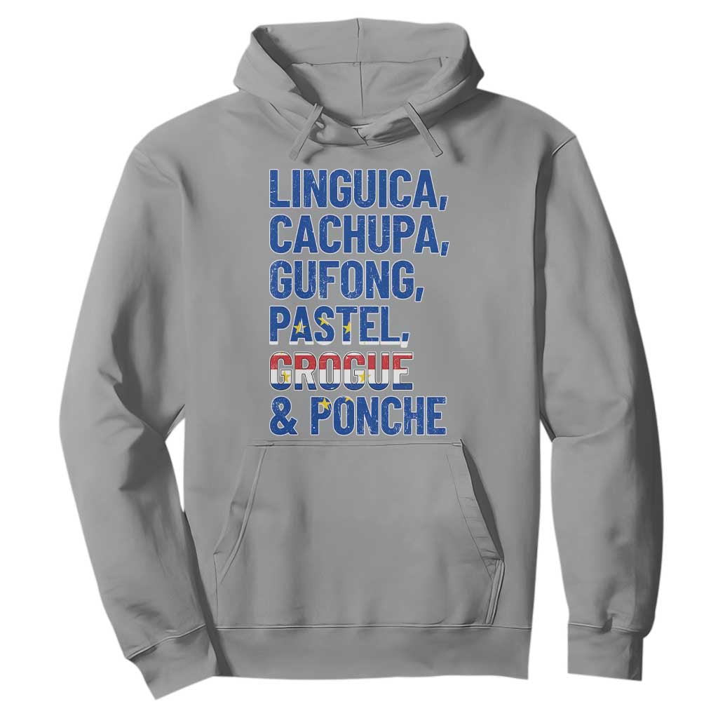 Cape Verde Traditional Food & Drinks List Hoodie Cabo Verdean Cachupa Grogue Heritage Gift