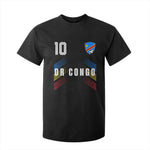 DR Congo Soccer Sports Graphic Number 10 Jersey Style T Shirt For Kid Proud Congolese Football Fans Game Day Pride