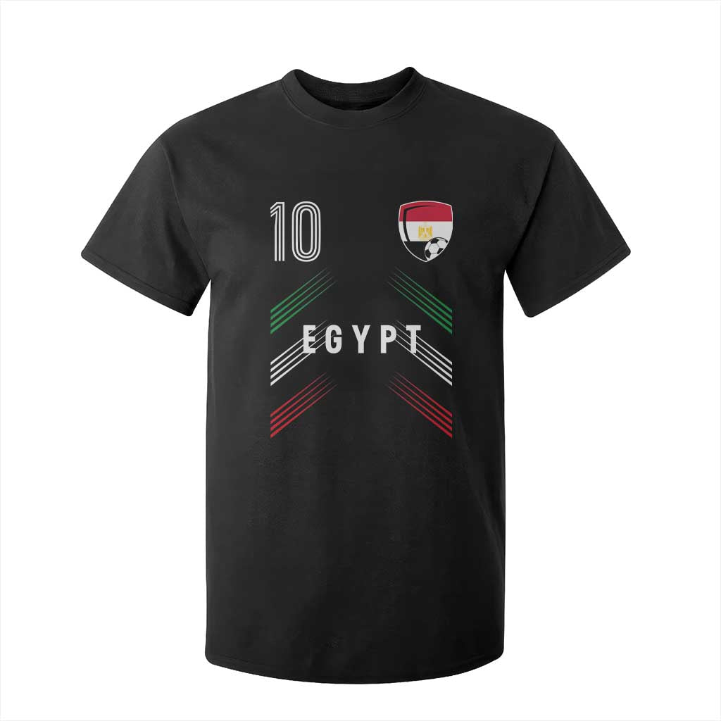 Egypt Soccer Sports Graphic Number 10 Jersey Style T Shirt For Kid Proud Egyptian Football Fans Game Day Pride