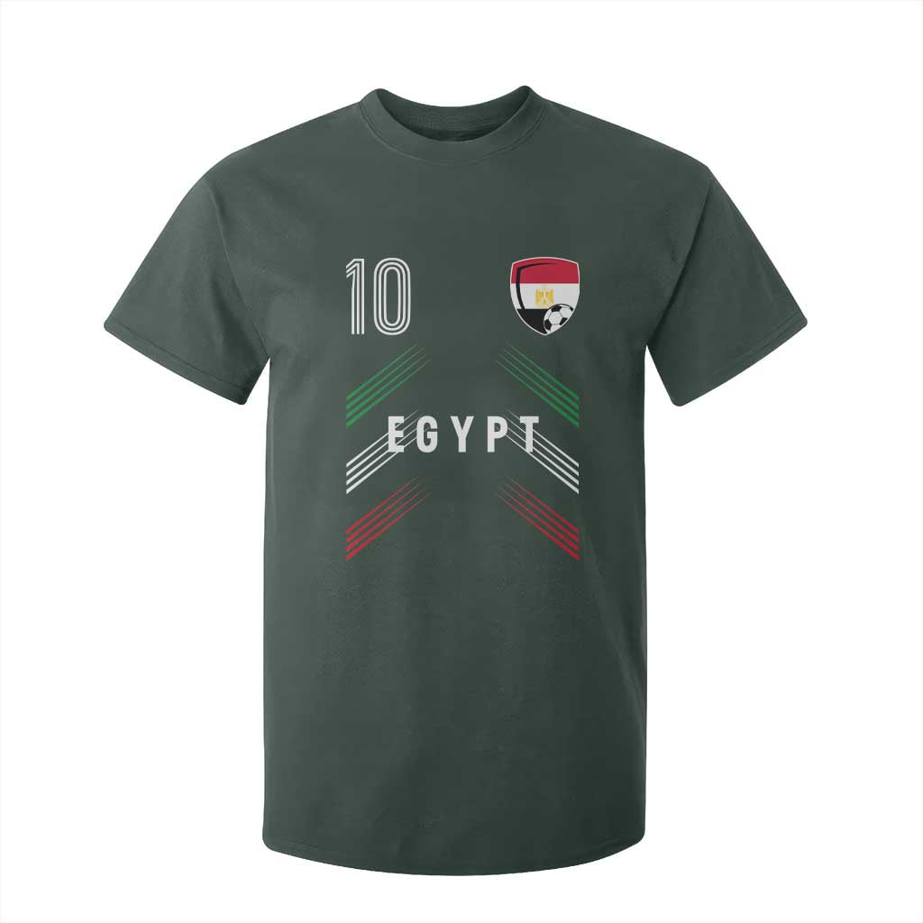Egypt Soccer Sports Graphic Number 10 Jersey Style T Shirt For Kid Proud Egyptian Football Fans Game Day Pride