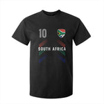 South Africa Soccer Sports Graphic Number 10 Jersey Style T Shirt For Kid Proud South African Football Fans Game Day Pride