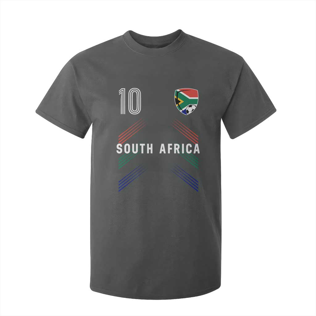 South Africa Soccer Sports Graphic Number 10 Jersey Style T Shirt For Kid Proud South African Football Fans Game Day Pride