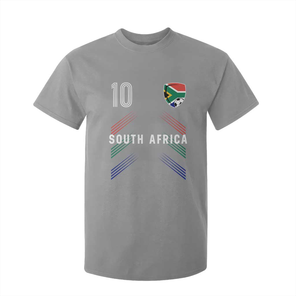 South Africa Soccer Sports Graphic Number 10 Jersey Style T Shirt For Kid Proud South African Football Fans Game Day Pride
