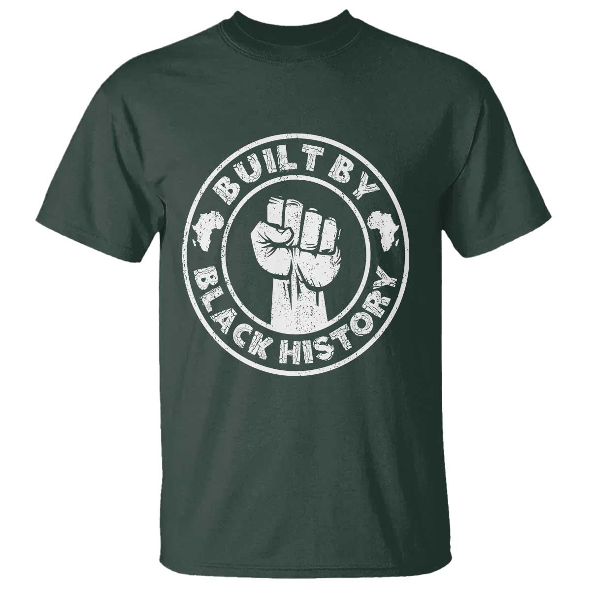 Built By Black History T Shirt African American Pride