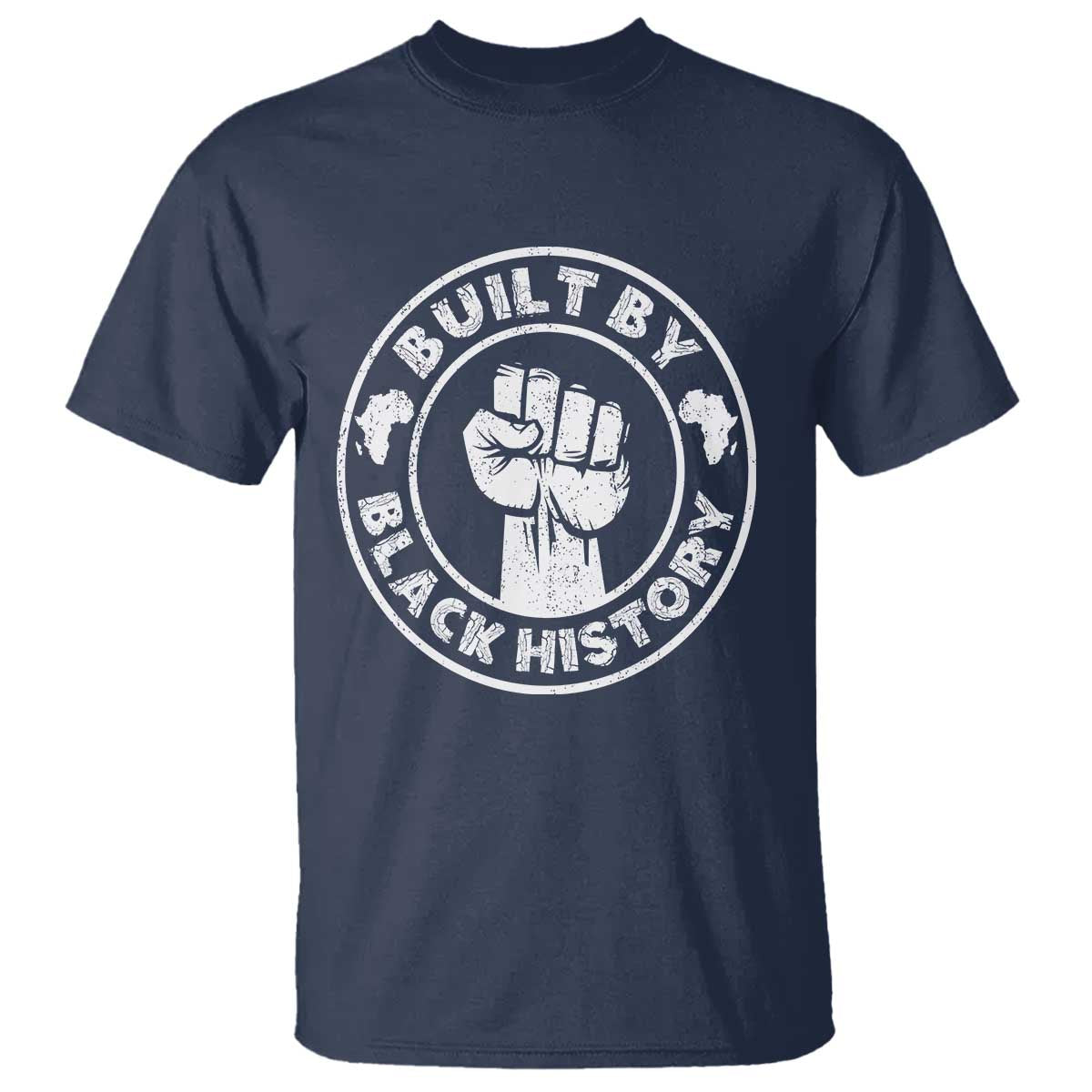 Built By Black History T Shirt African American Pride