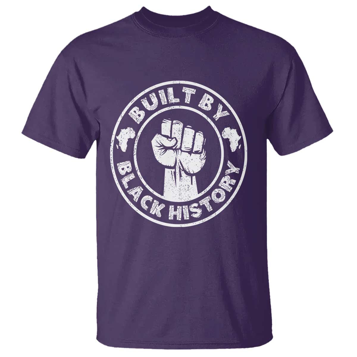 Built By Black History T Shirt African American Pride